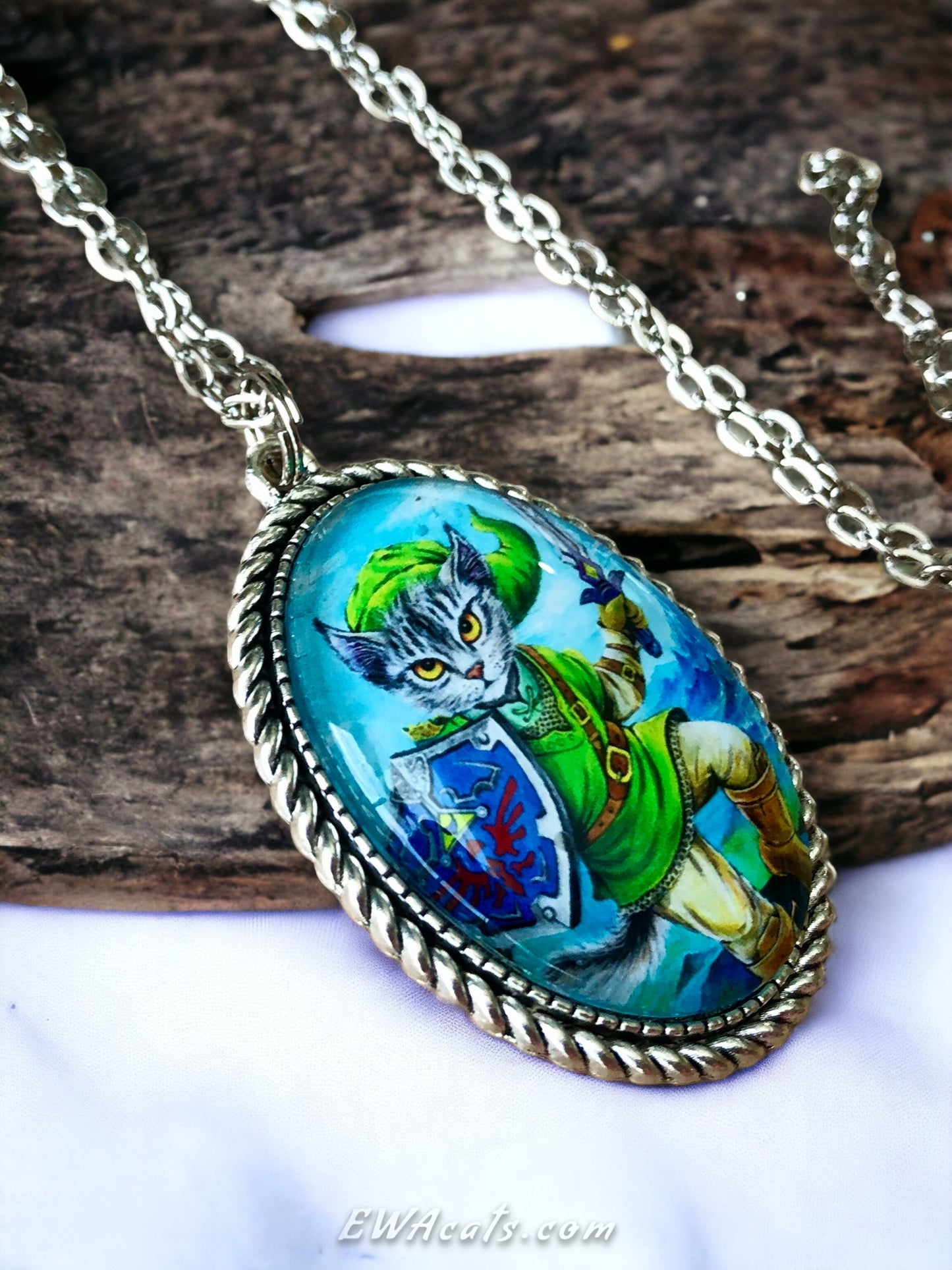 Necklace "Kitty Link"
