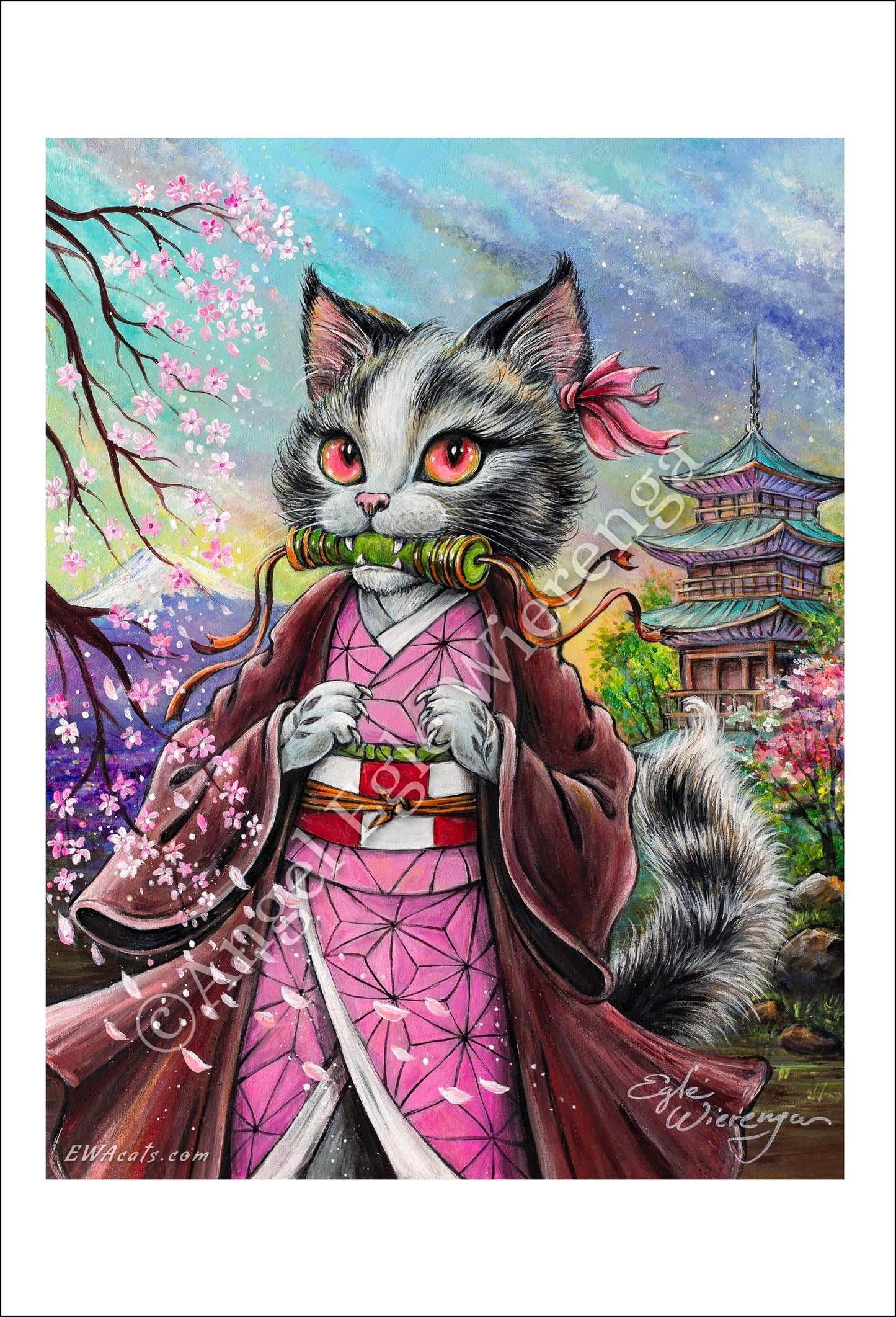 Art Print "Meowzuko"