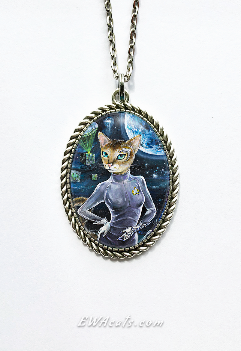 Necklace "Seven of Nine Lives"