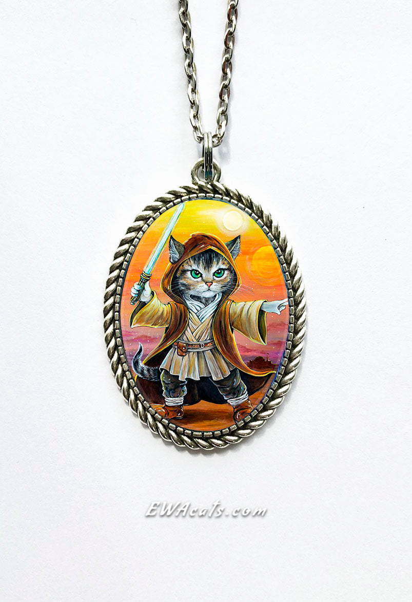 Necklace "Obi - Wan Catnobi"