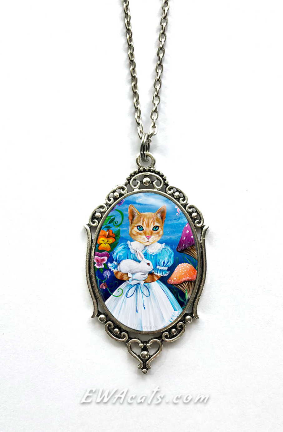 Necklace "Alice Cat"