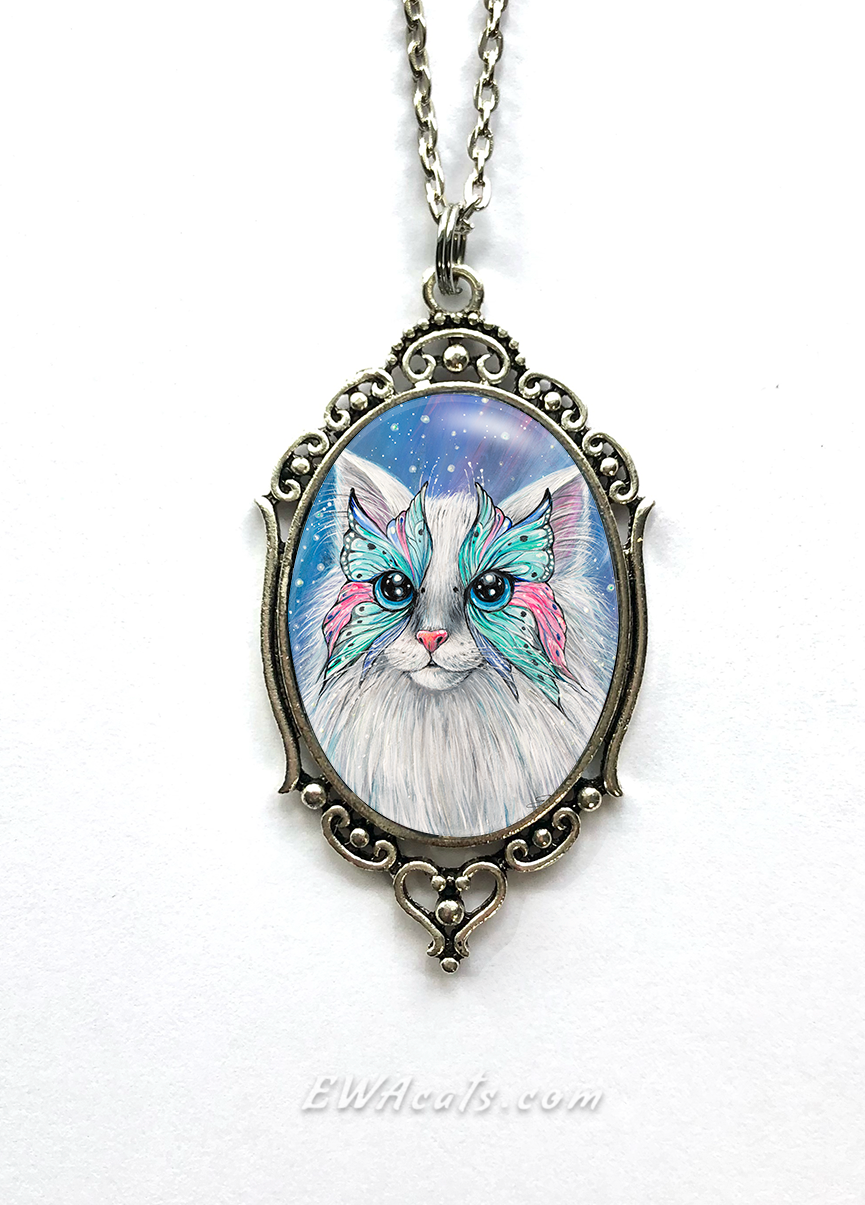 Necklace "Butterfly Whiskers"