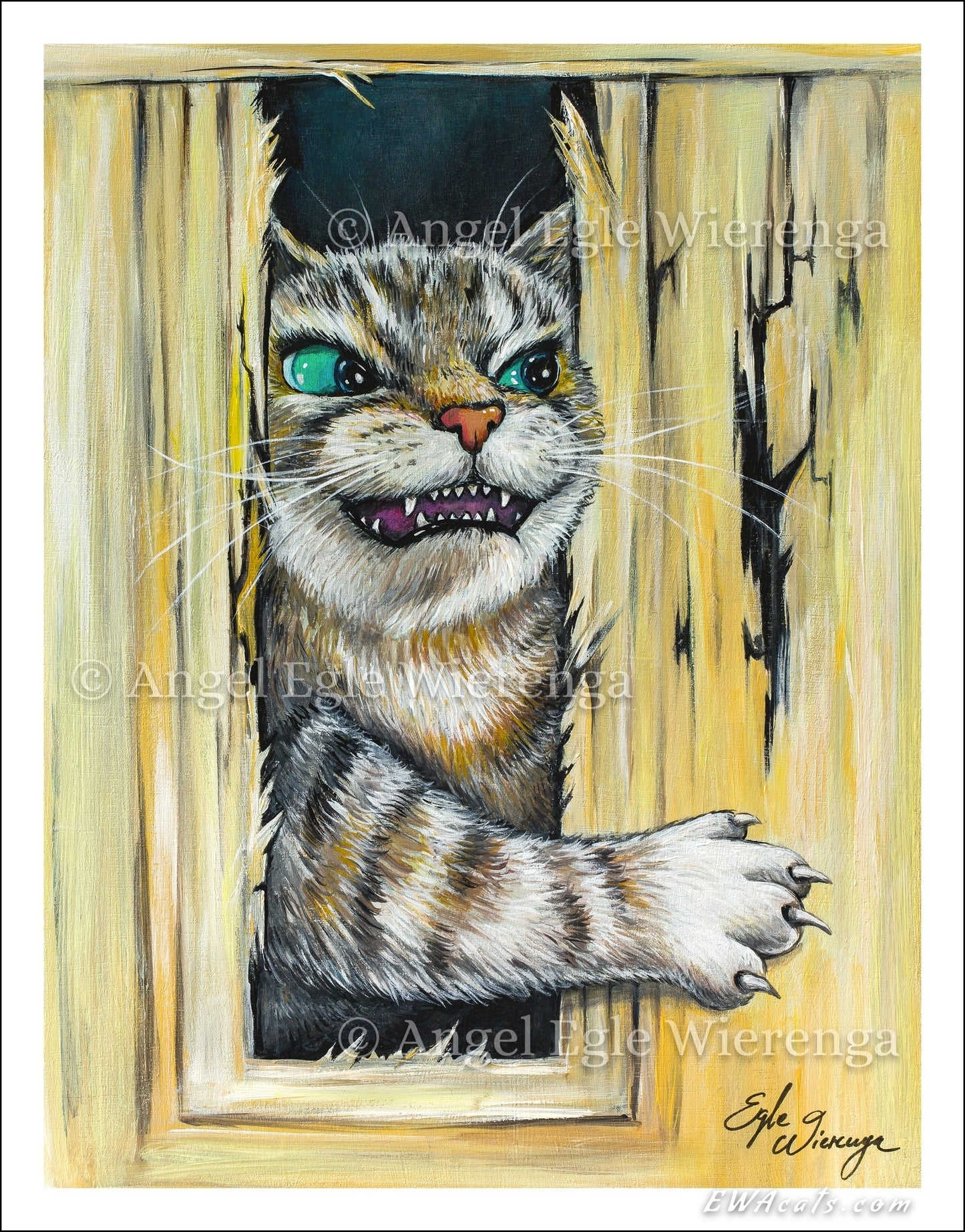 Art Print "Here's Kitty"