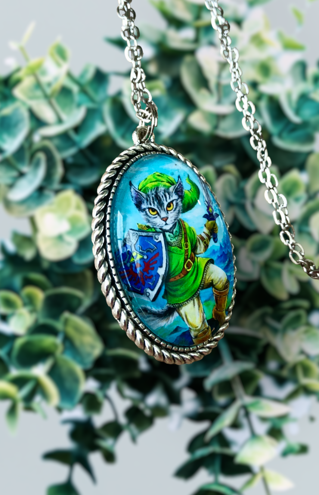 Necklace "Kitty Link"