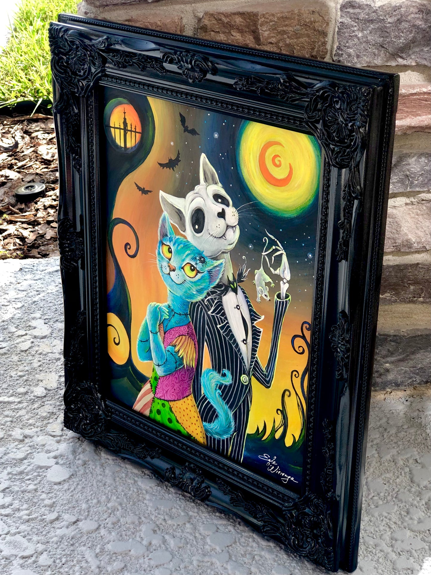 Original Painting "Jack and Sally Cats"