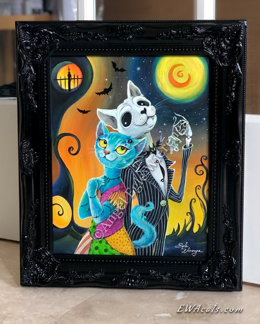 Original Painting "Jack and Sally Cats"