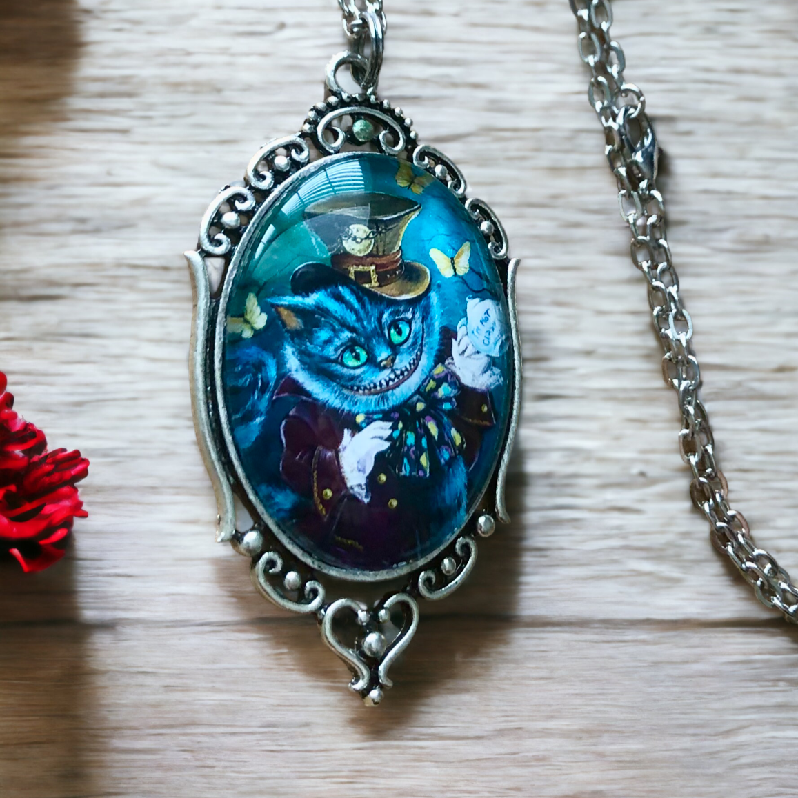 Necklace "Steampunk Cheshi"