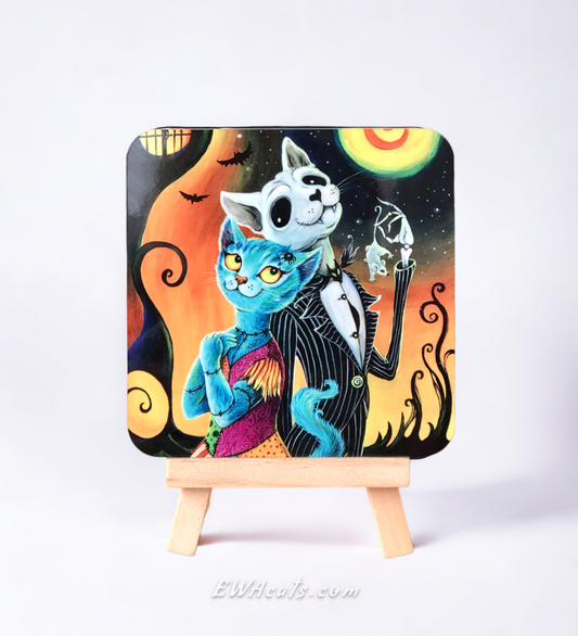 Coaster "Jack & Sally Cats"