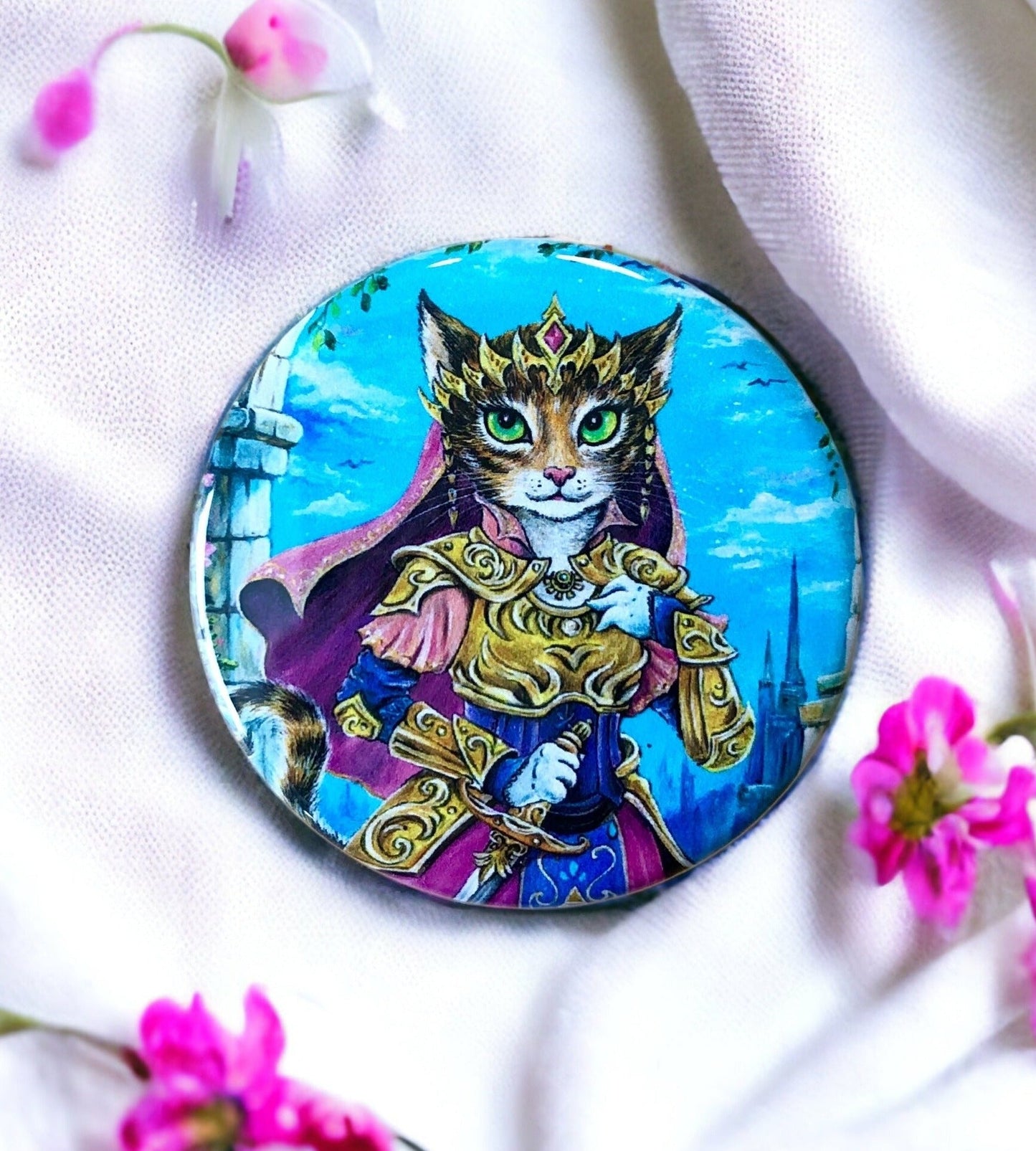 Button "Purrincess Zelda"