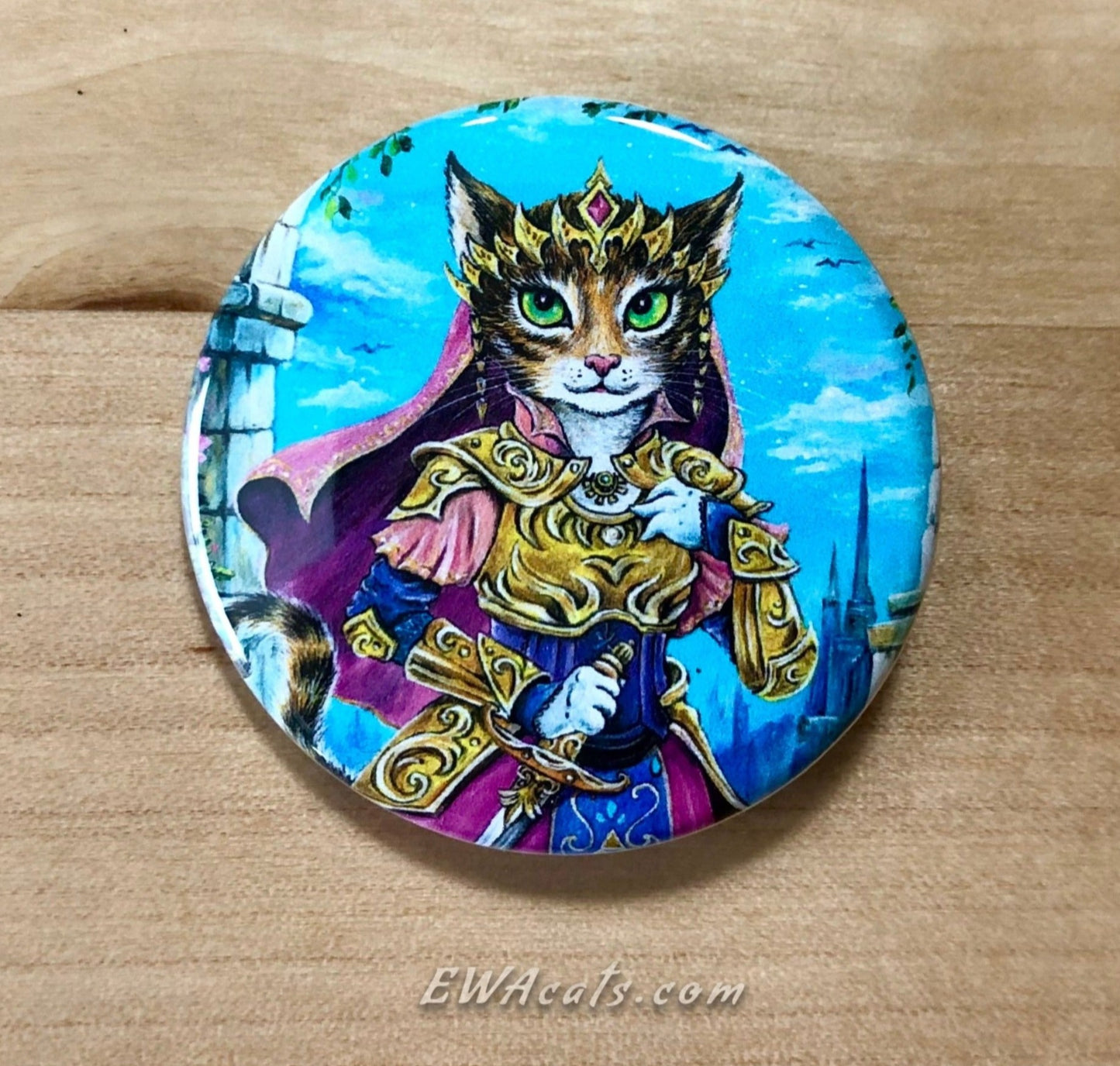 Button "Purrincess Zelda"