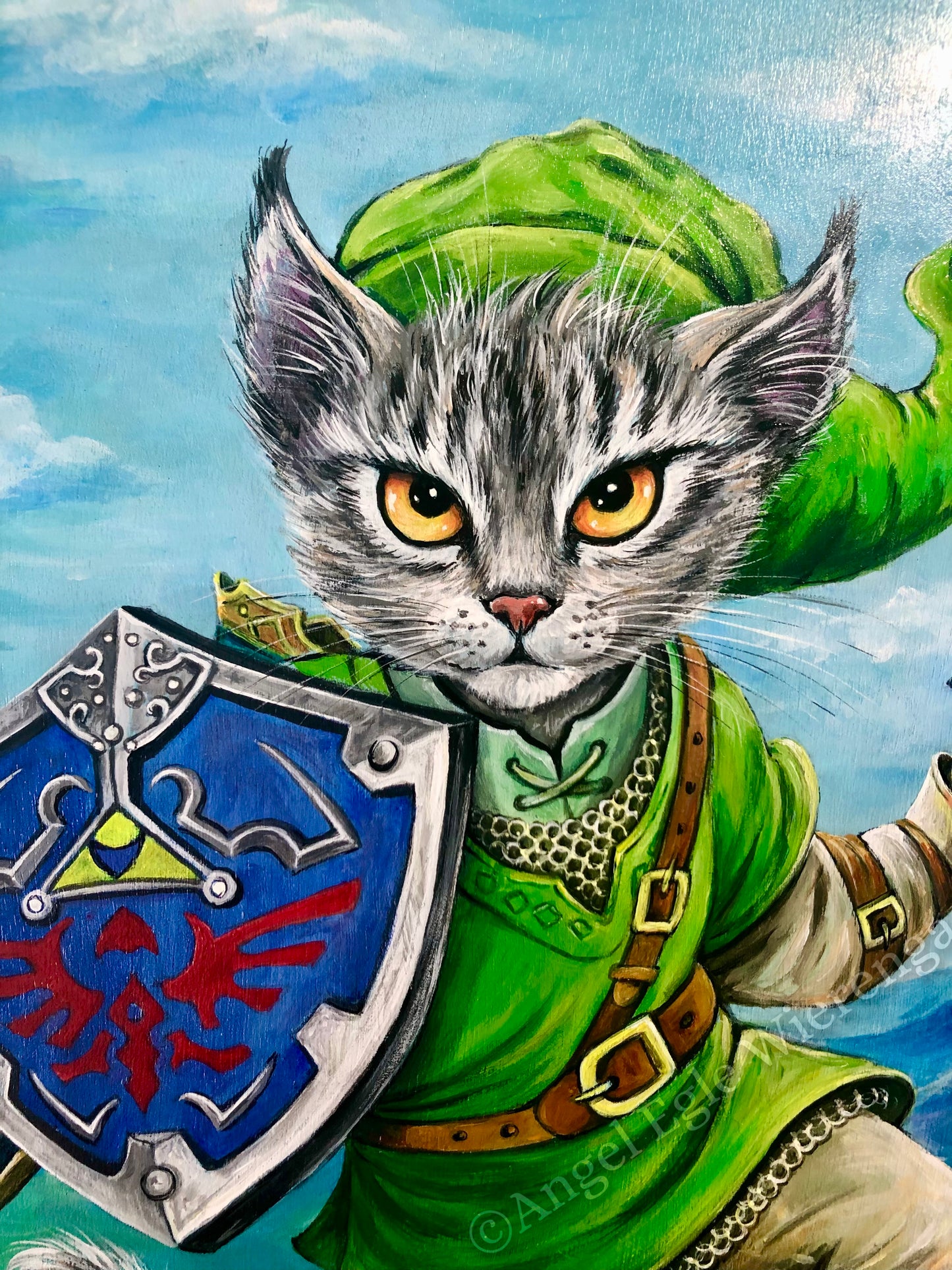 Original Painting "Kitty Link"