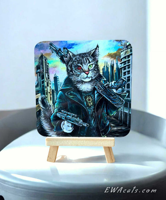 Coaster "Purrminator"