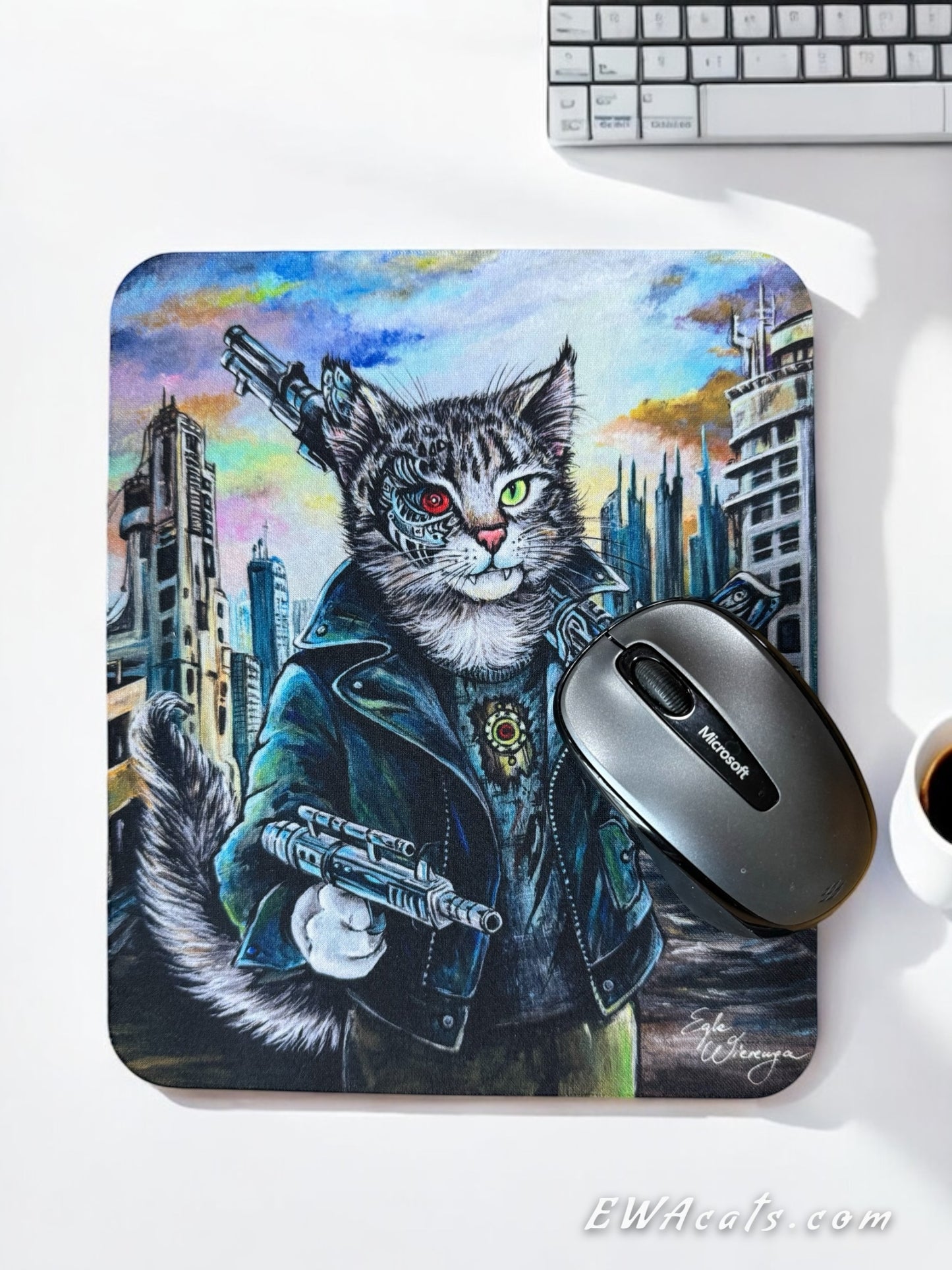 Mouse Pad "Purrminator"