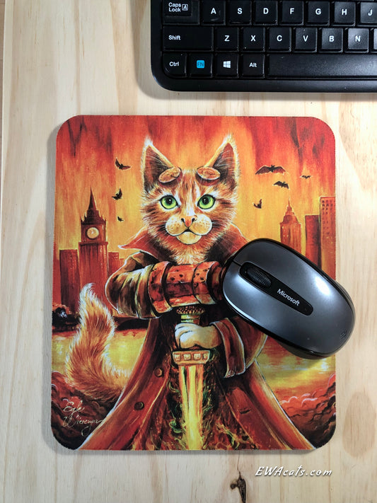 Mouse Pad "Hellboy Kitty"