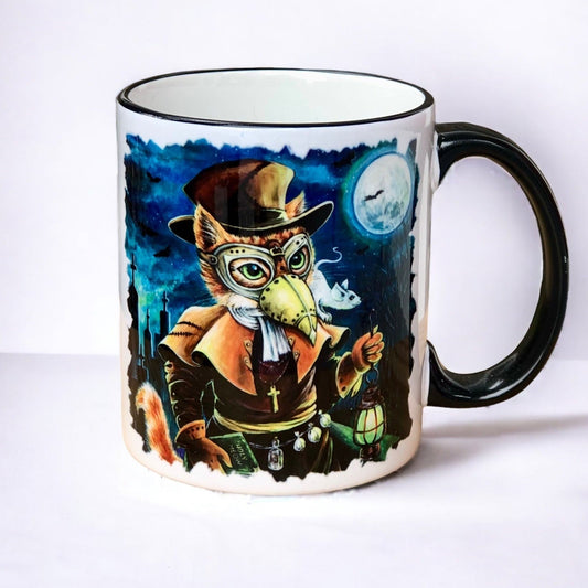 MUG "Plague Doctor Cat"