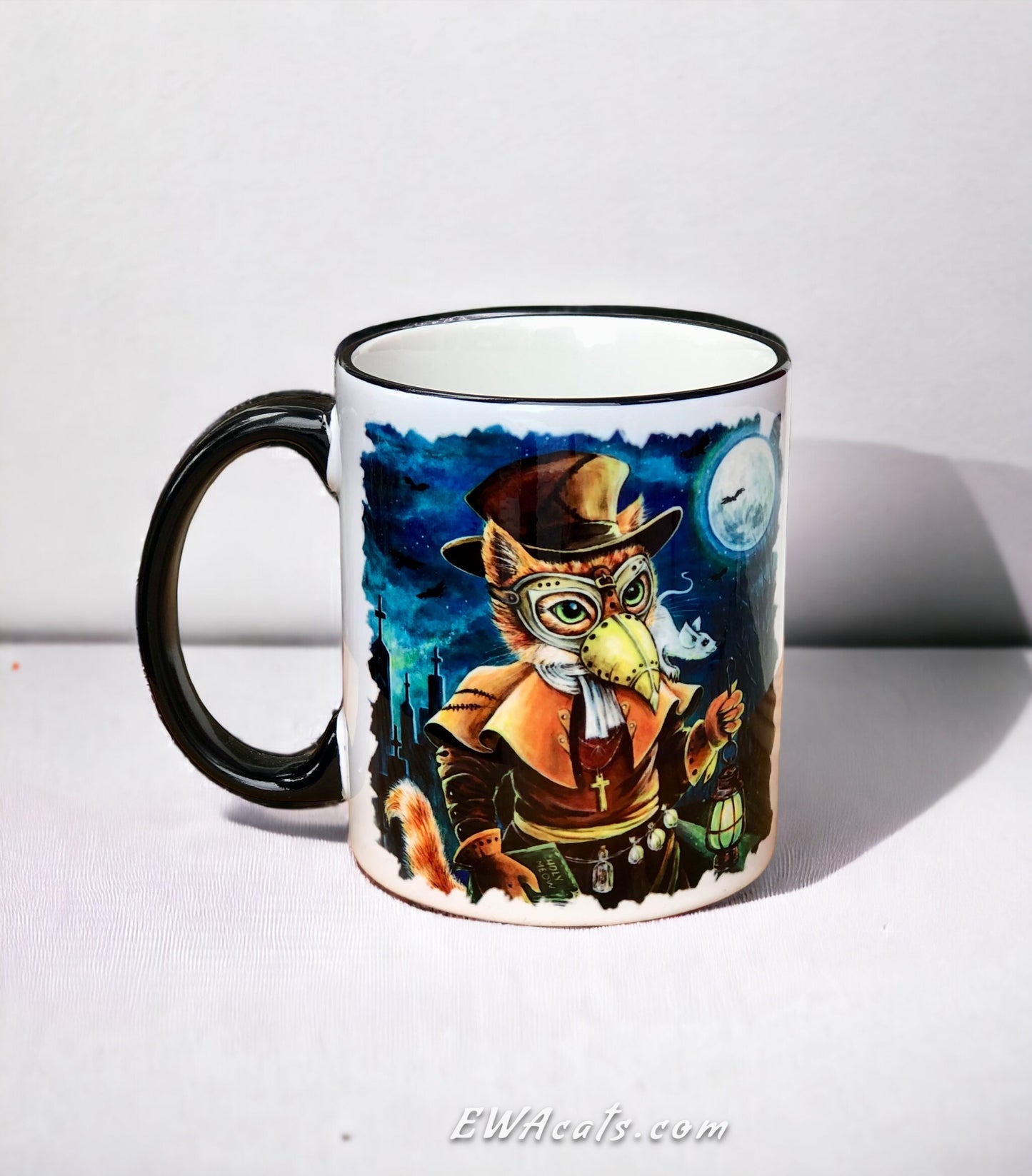 MUG "Plague Doctor Cat"