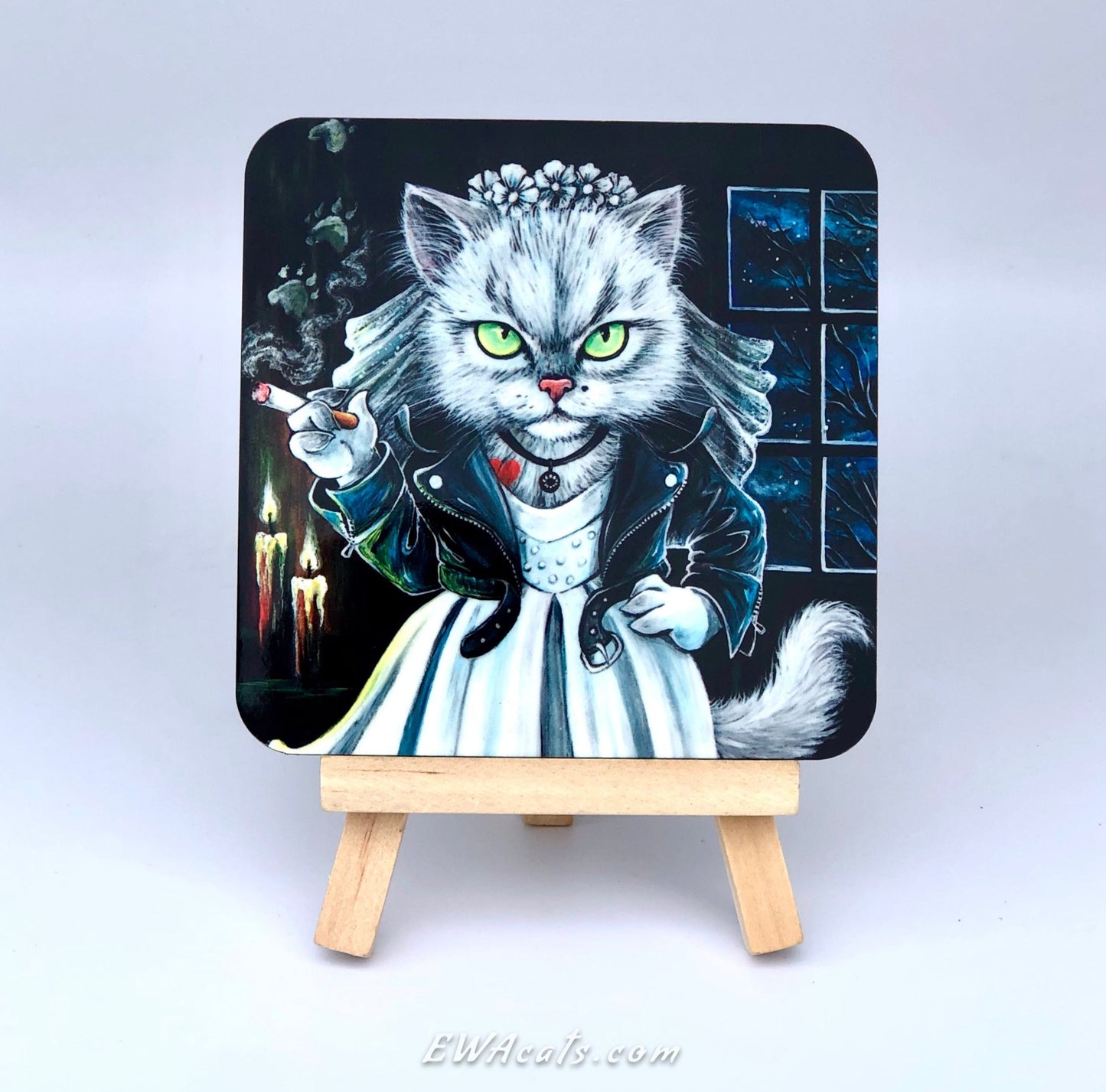 Coaster "Tiffany Meowlentine"
