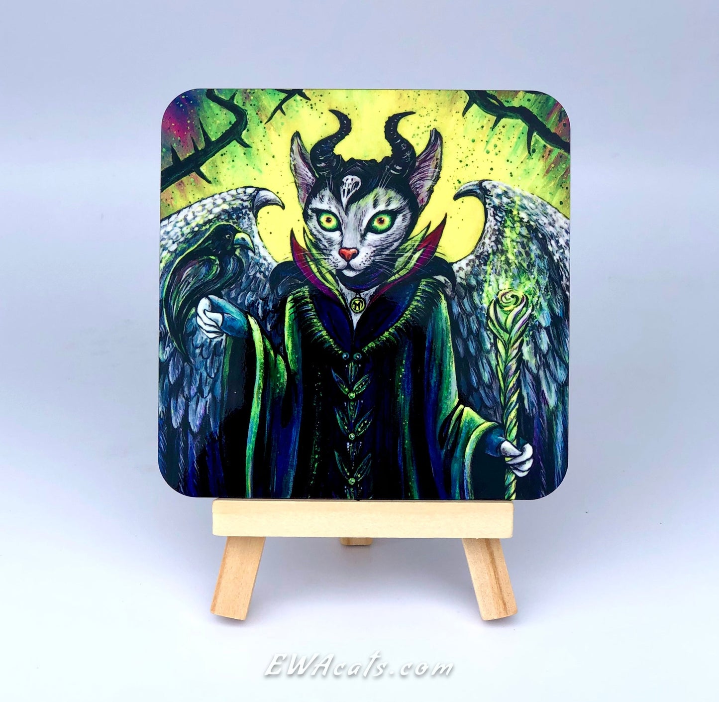 Coaster "Meowlificent"