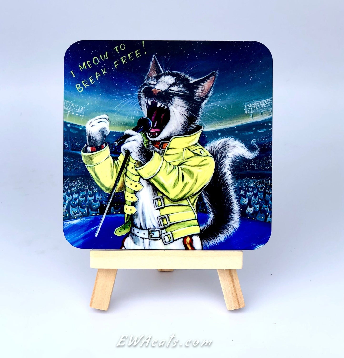 Coaster "I Meow to Break Free!"