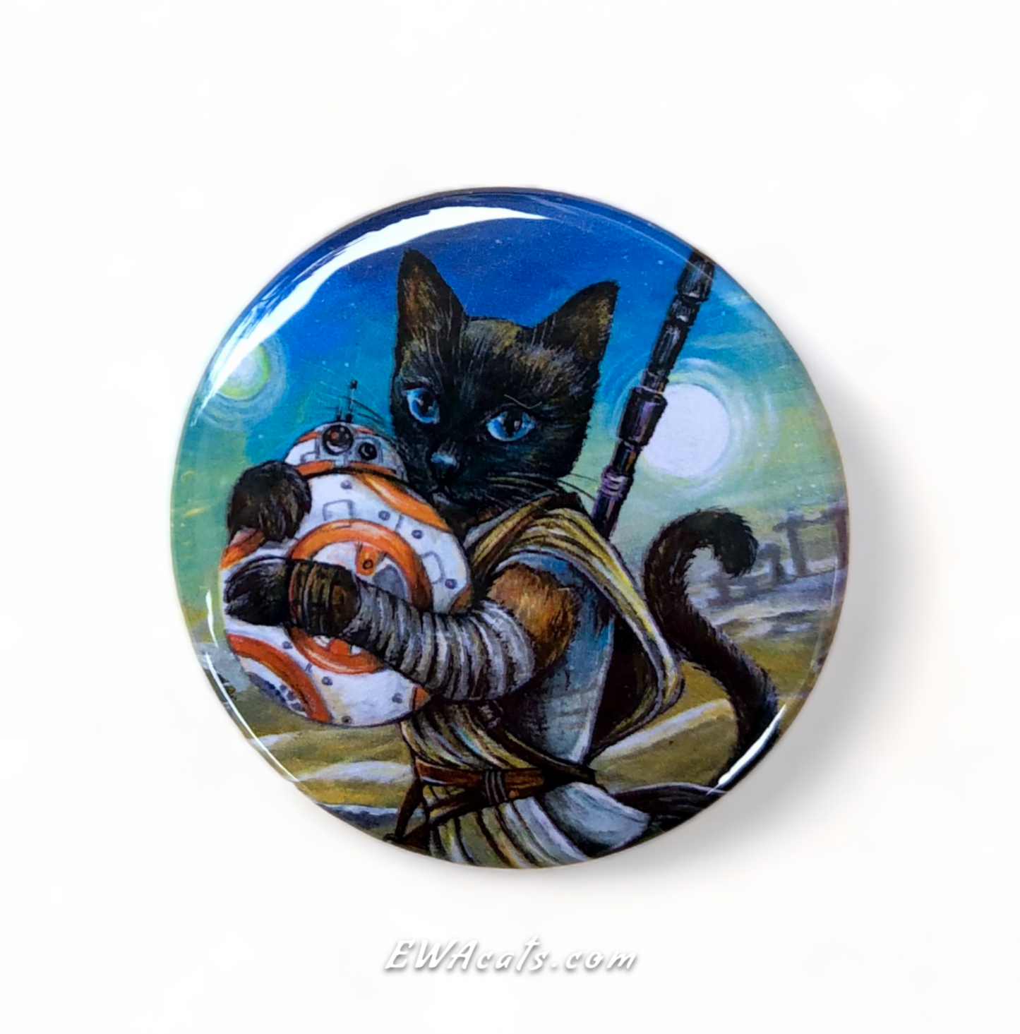 Button "Rey Cat"