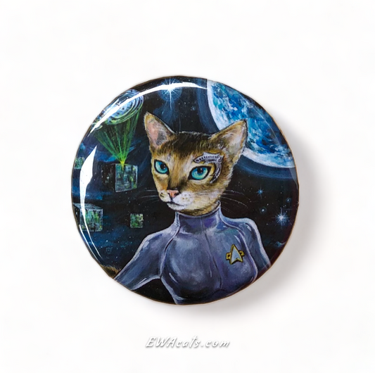 Button "Seven of Nine Lives"