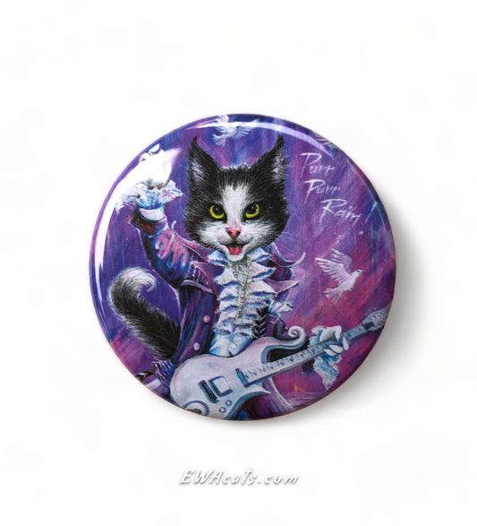 Button "Purr Purr Rain!"