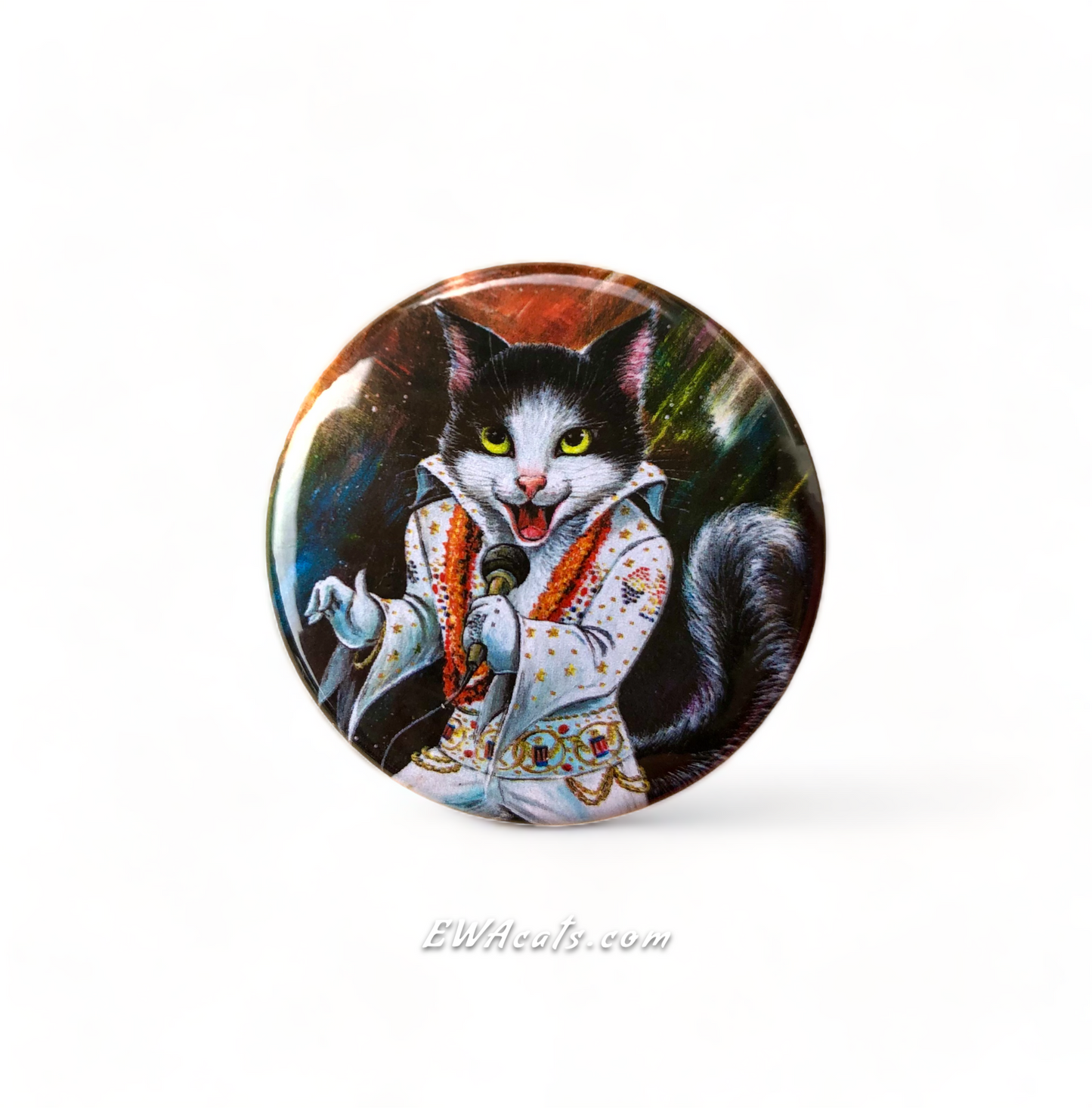 Button "Elvis Purresley"