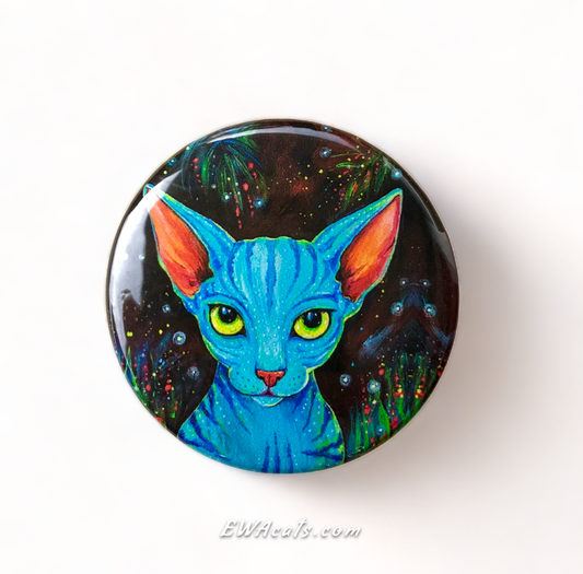 Button "Pandora's Cat"