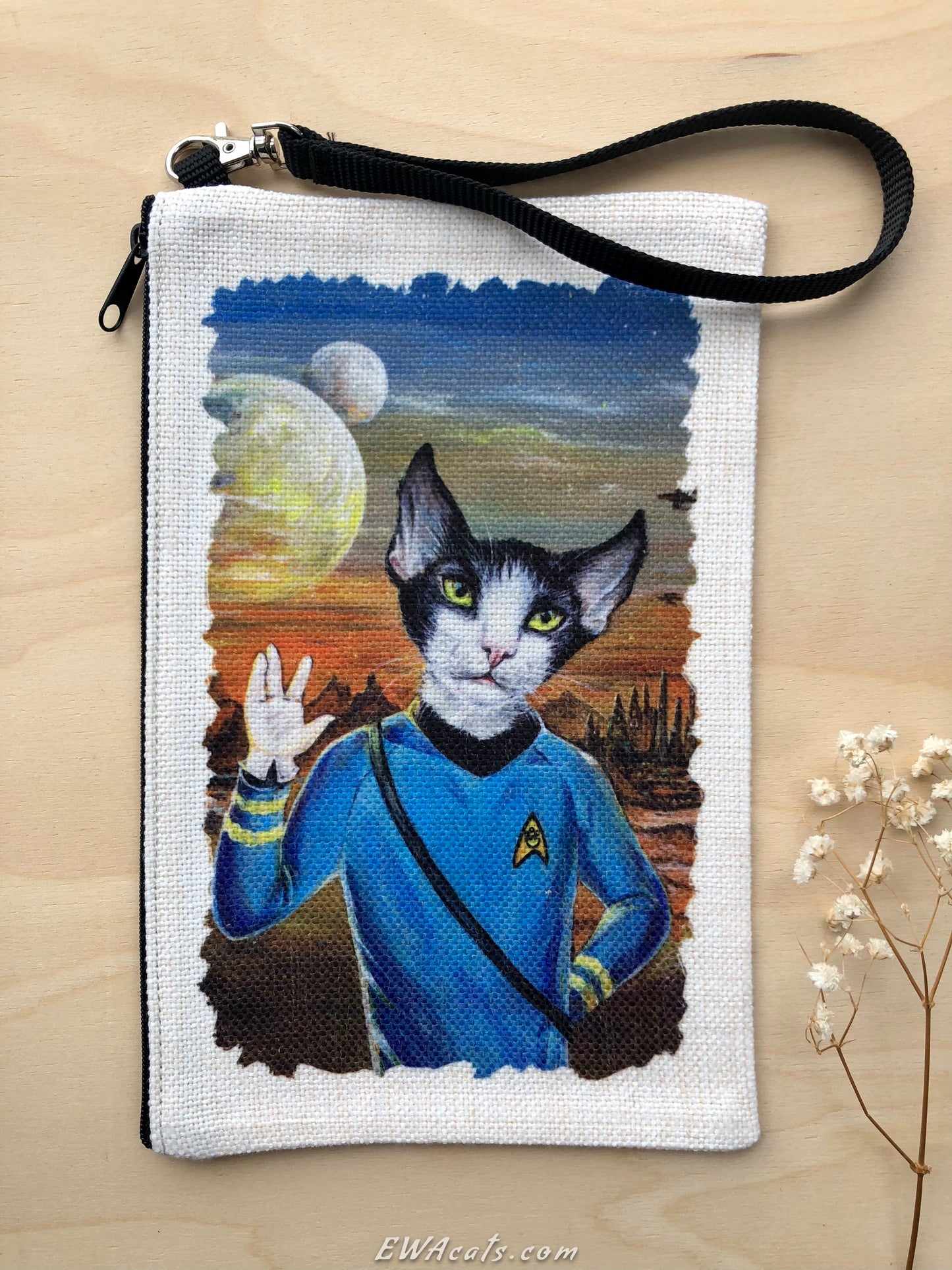 Linen Wallet "Live Long and Purr"