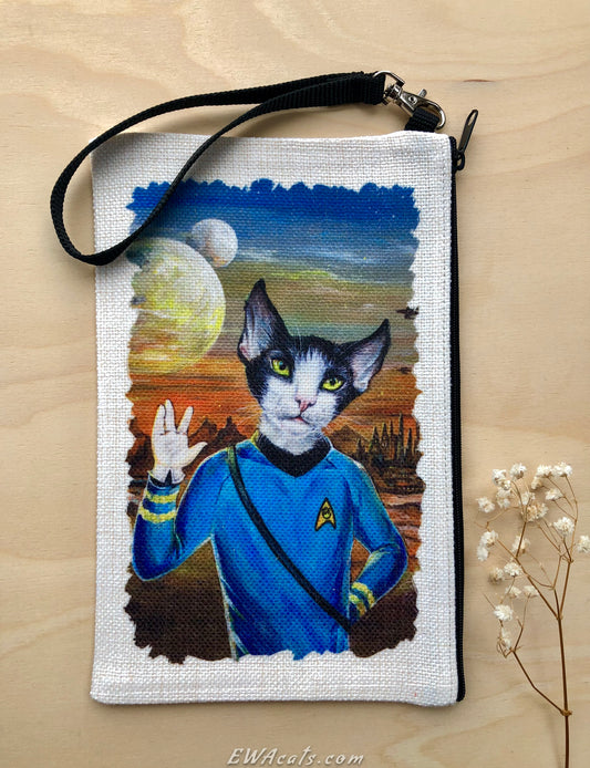 Linen Wallet "Live Long and Purr"