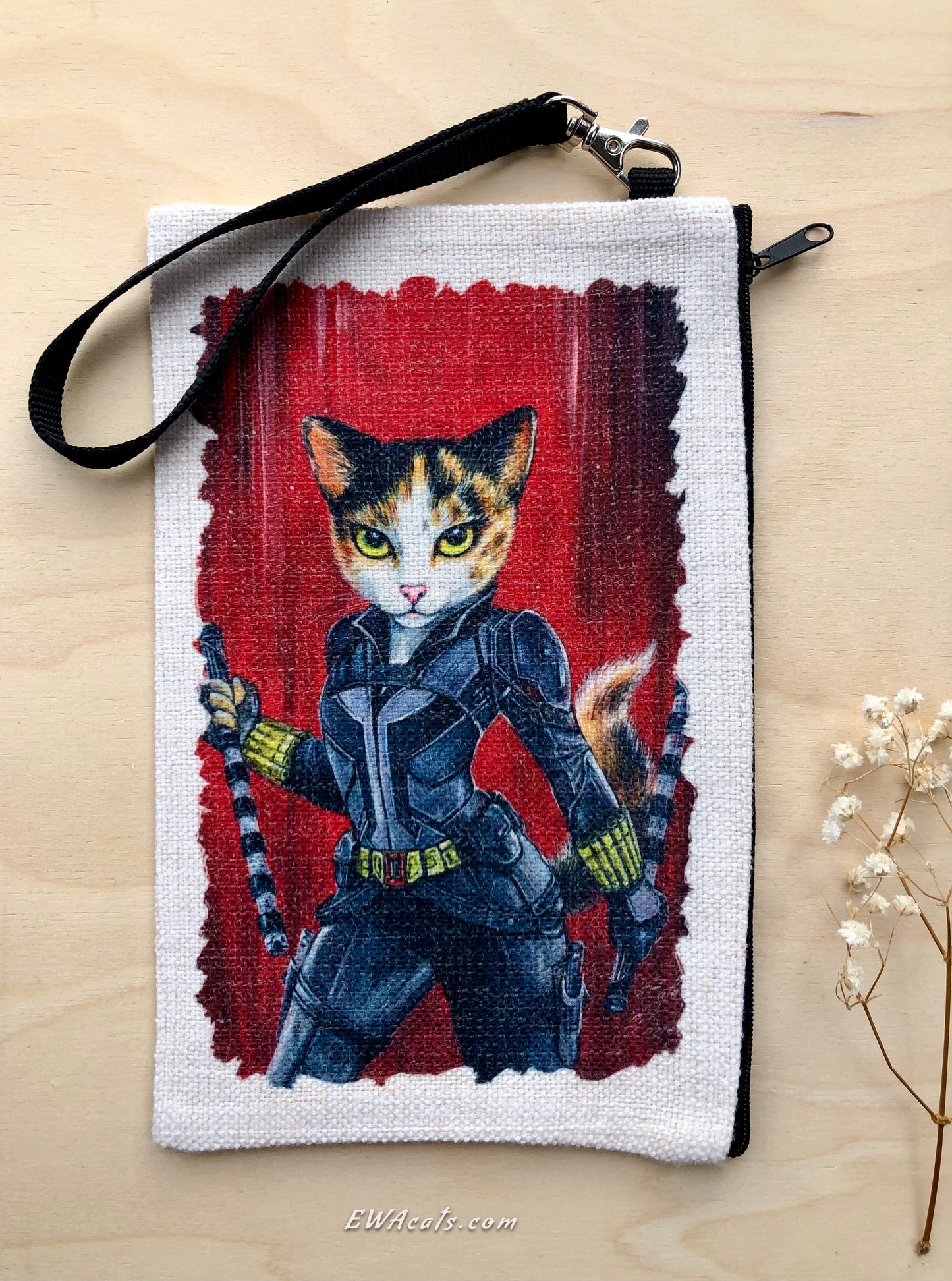 Linen Wallet "Catasha Romeownoff"