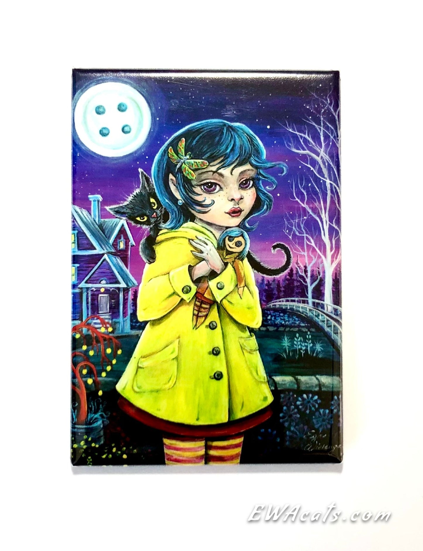 MAGNET 2"x 3" Rectangle "Coraline"