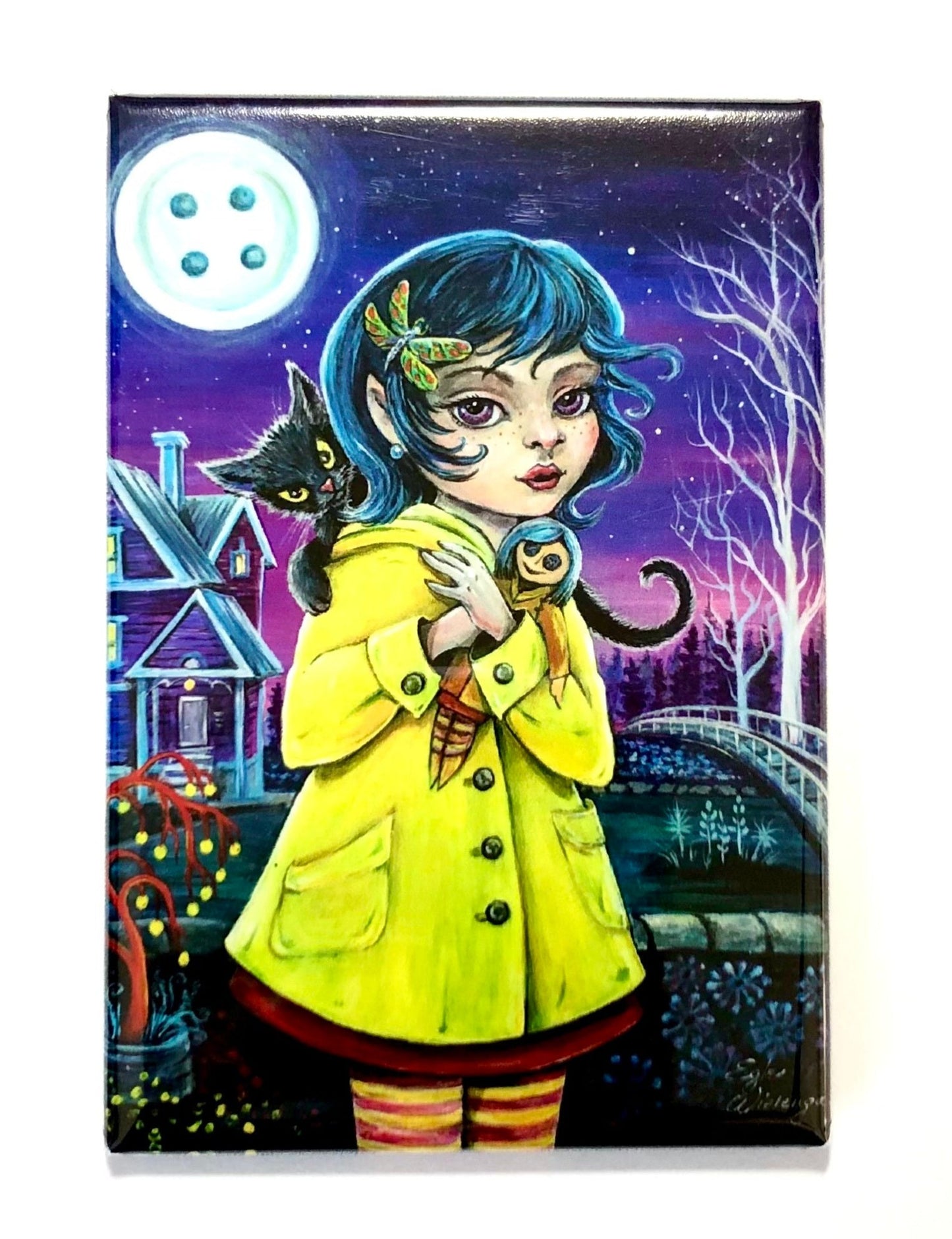 MAGNET 2"x 3" Rectangle "Coraline"