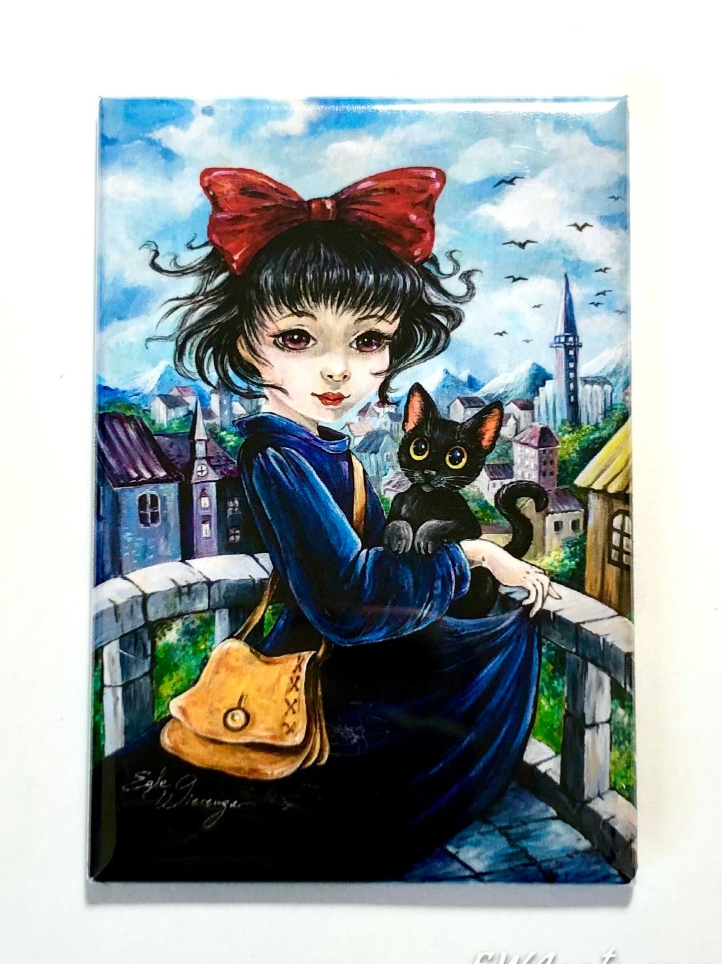 MAGNET 2"x 3" Rectangle "Kiki & Jiji"