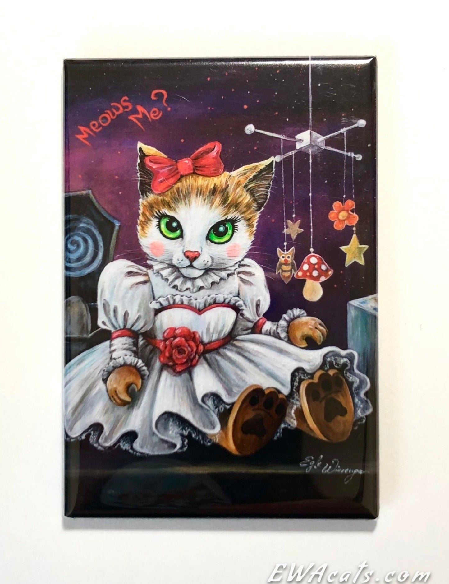 MAGNET 2"x 3" Rectangle "KittyBelle"