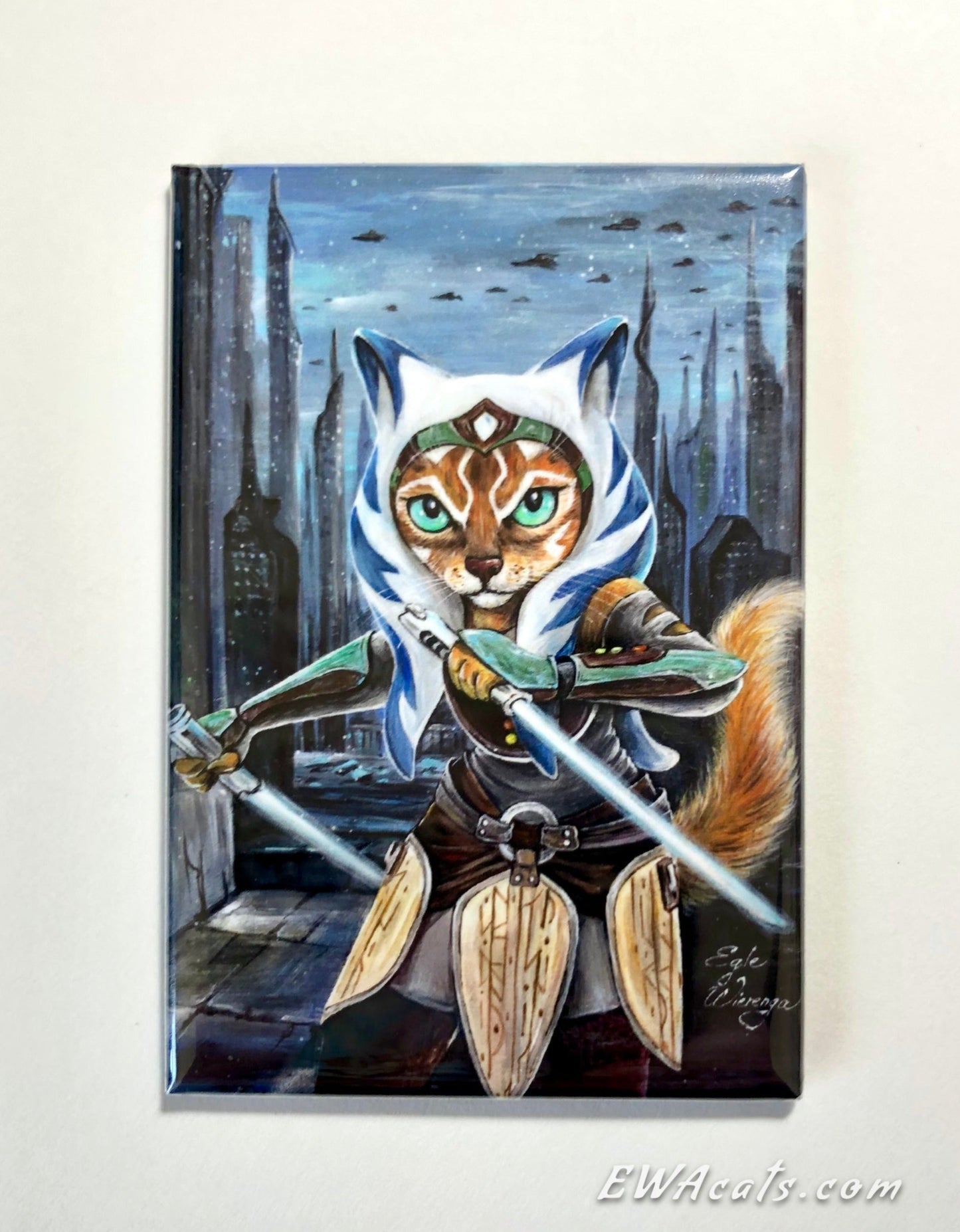 MAGNET 2"x 3" Rectangle "Catsoka Tano"