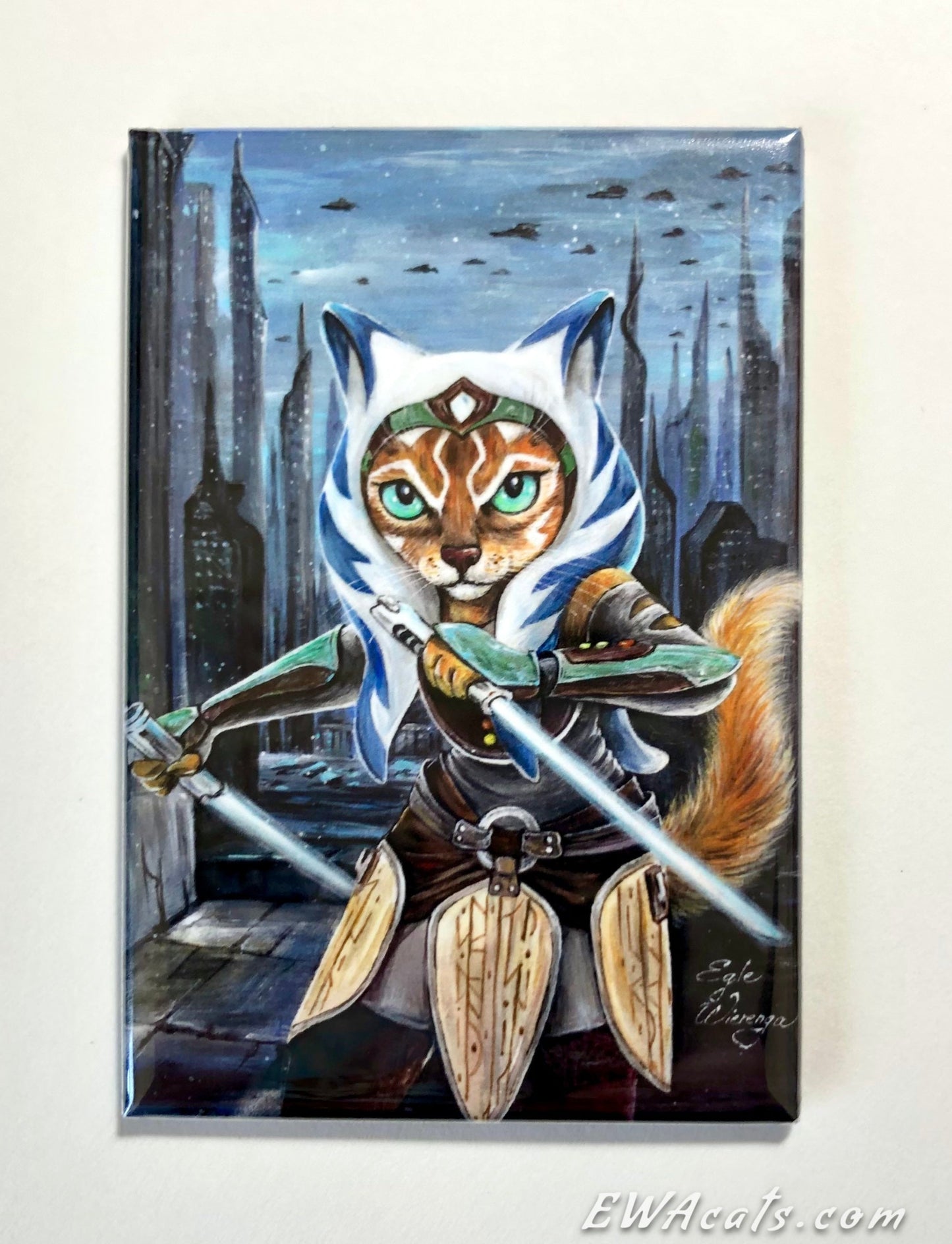 MAGNET 2"x 3" Rectangle "Catsoka Tano"