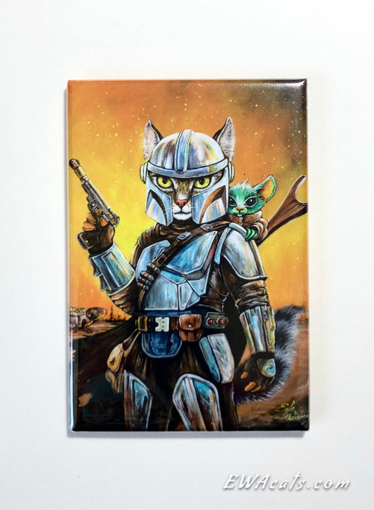 MAGNET 2"x 3" Rectangle "Meowdalorian"