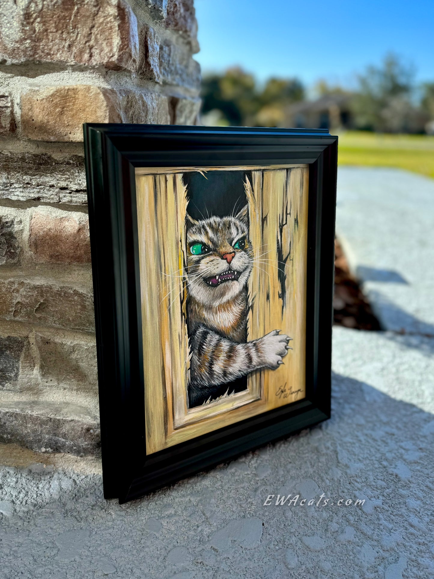 Original Painting "Here's Kitty"