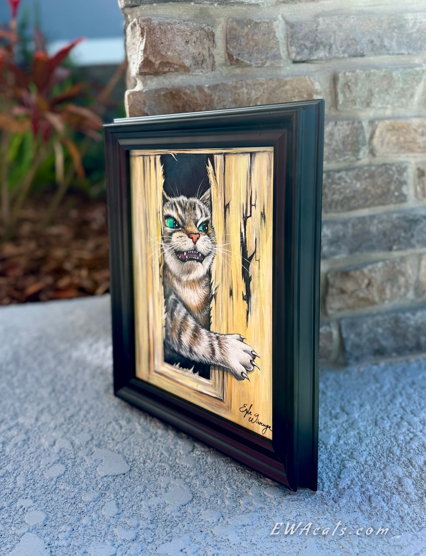 Original Painting "Here's Kitty"