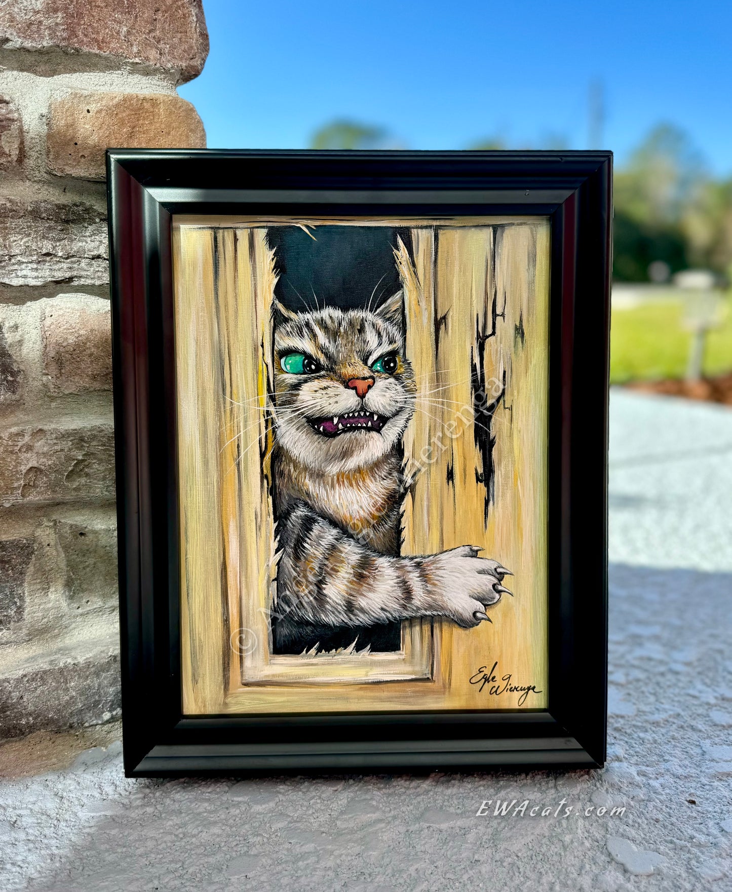 Original Painting "Here's Kitty"