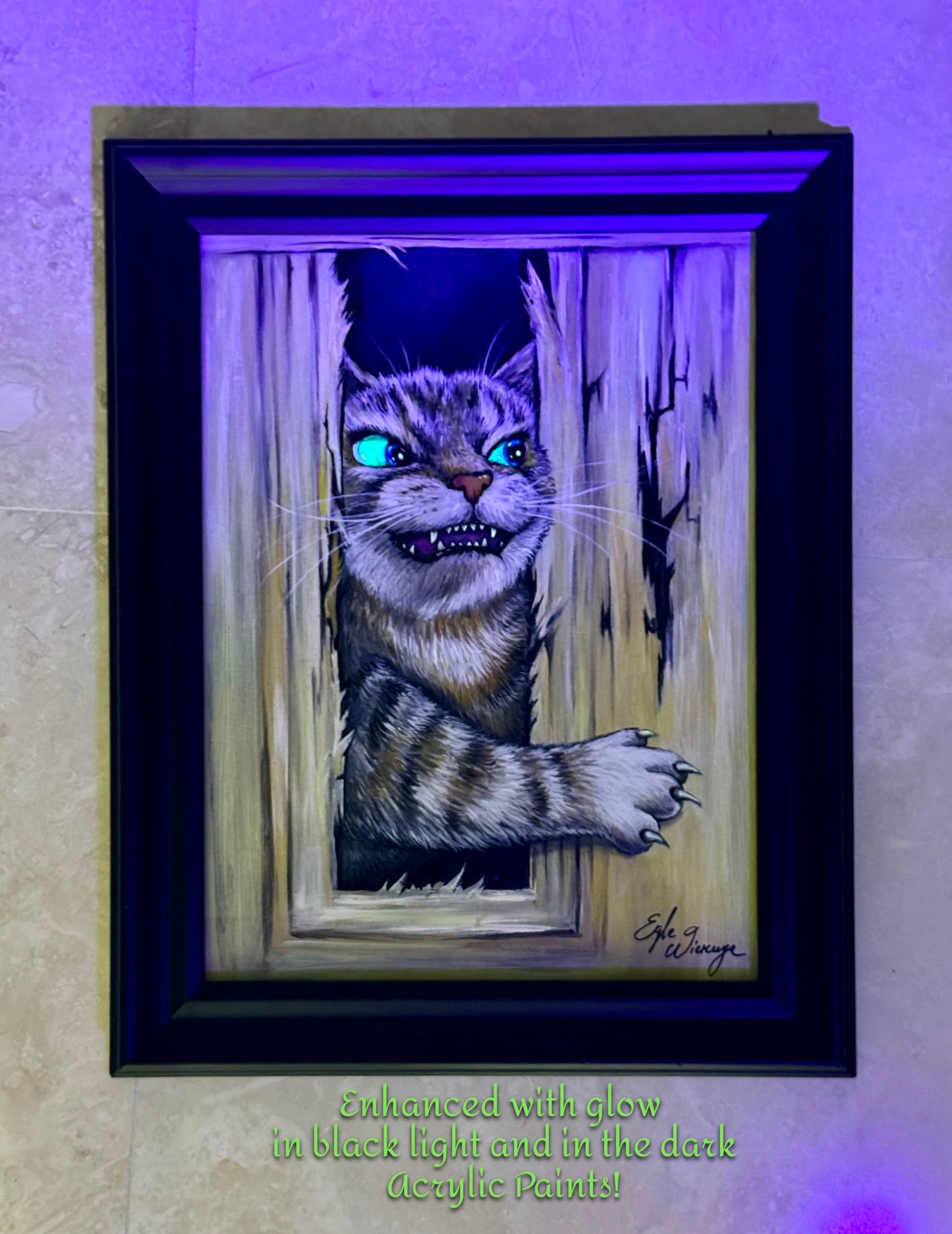 Original Painting "Here's Kitty"