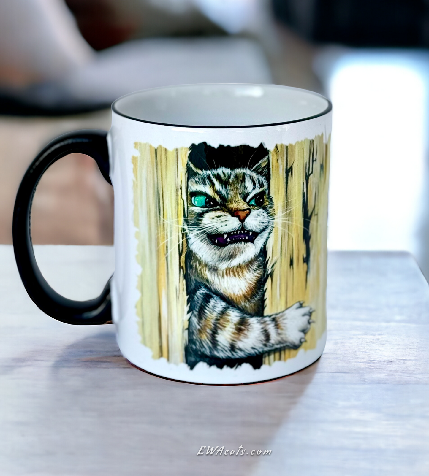 MUG "Here's Kitty"