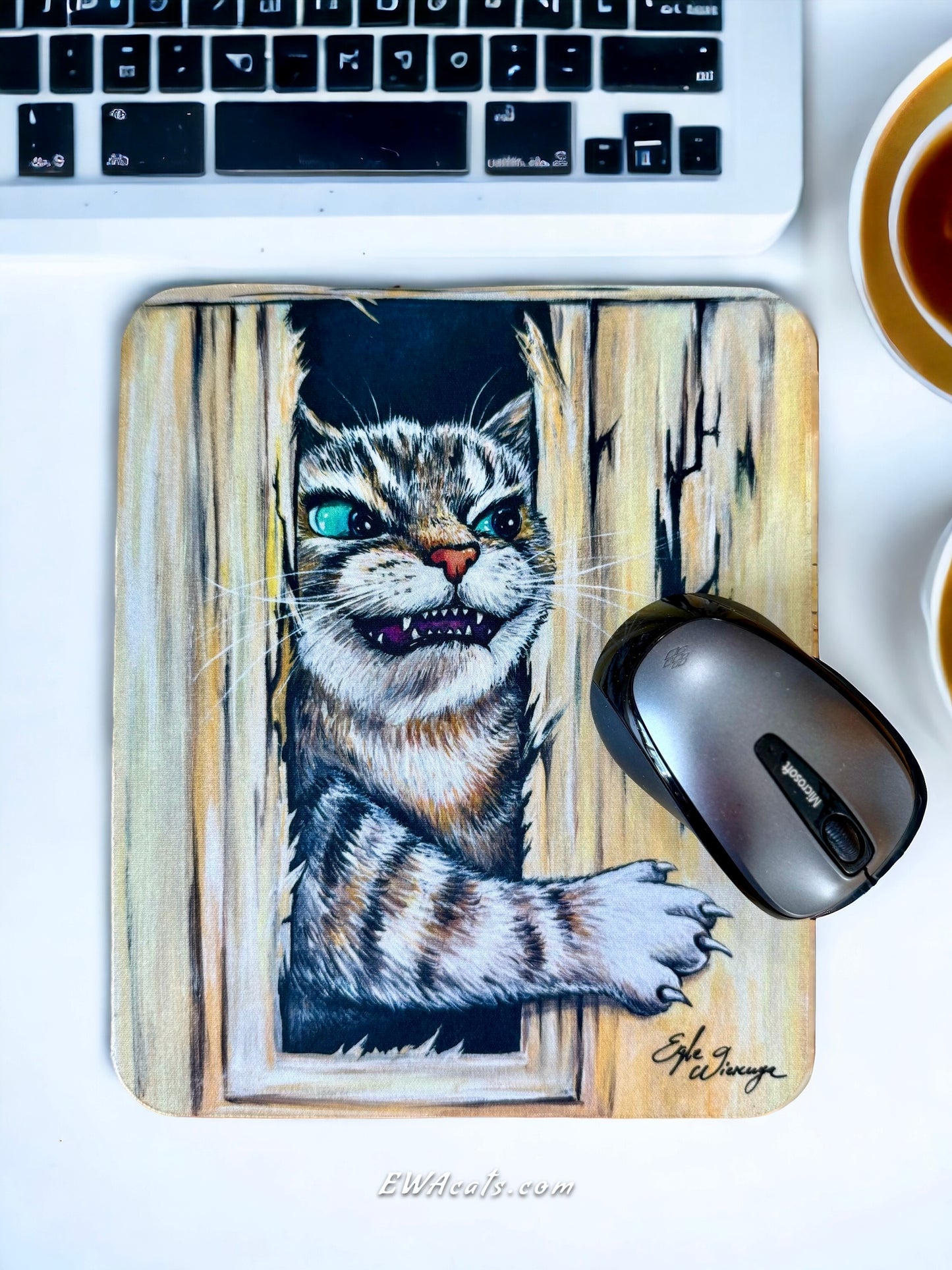 Mouse Pad "Here's Kitty"