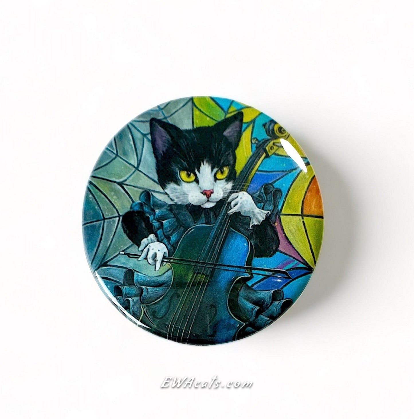 Button "Wednesday Cattams"