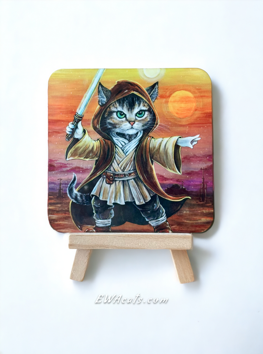Coaster "Obi - Wan Catnobi"