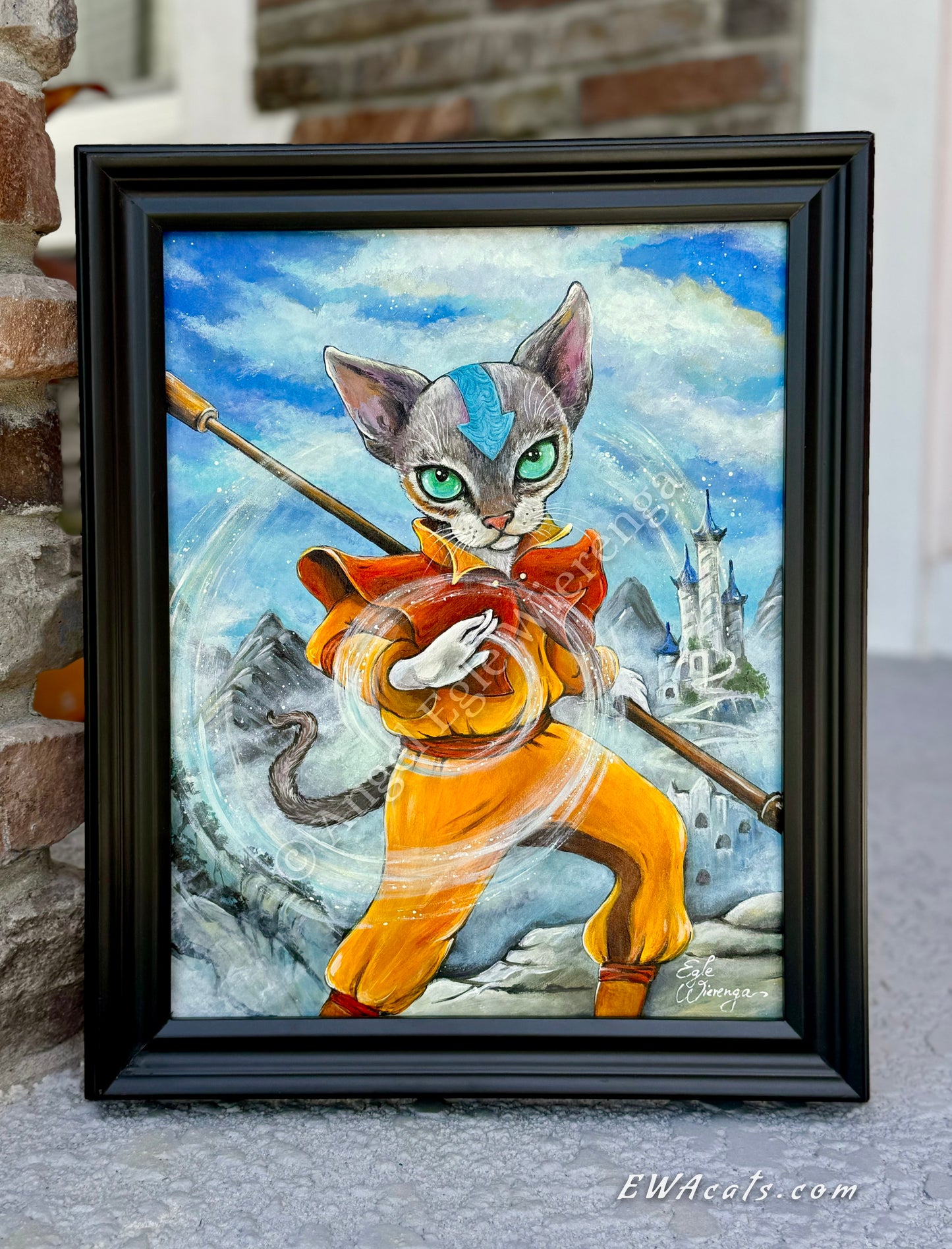 Original Painting "Kitty Aang"