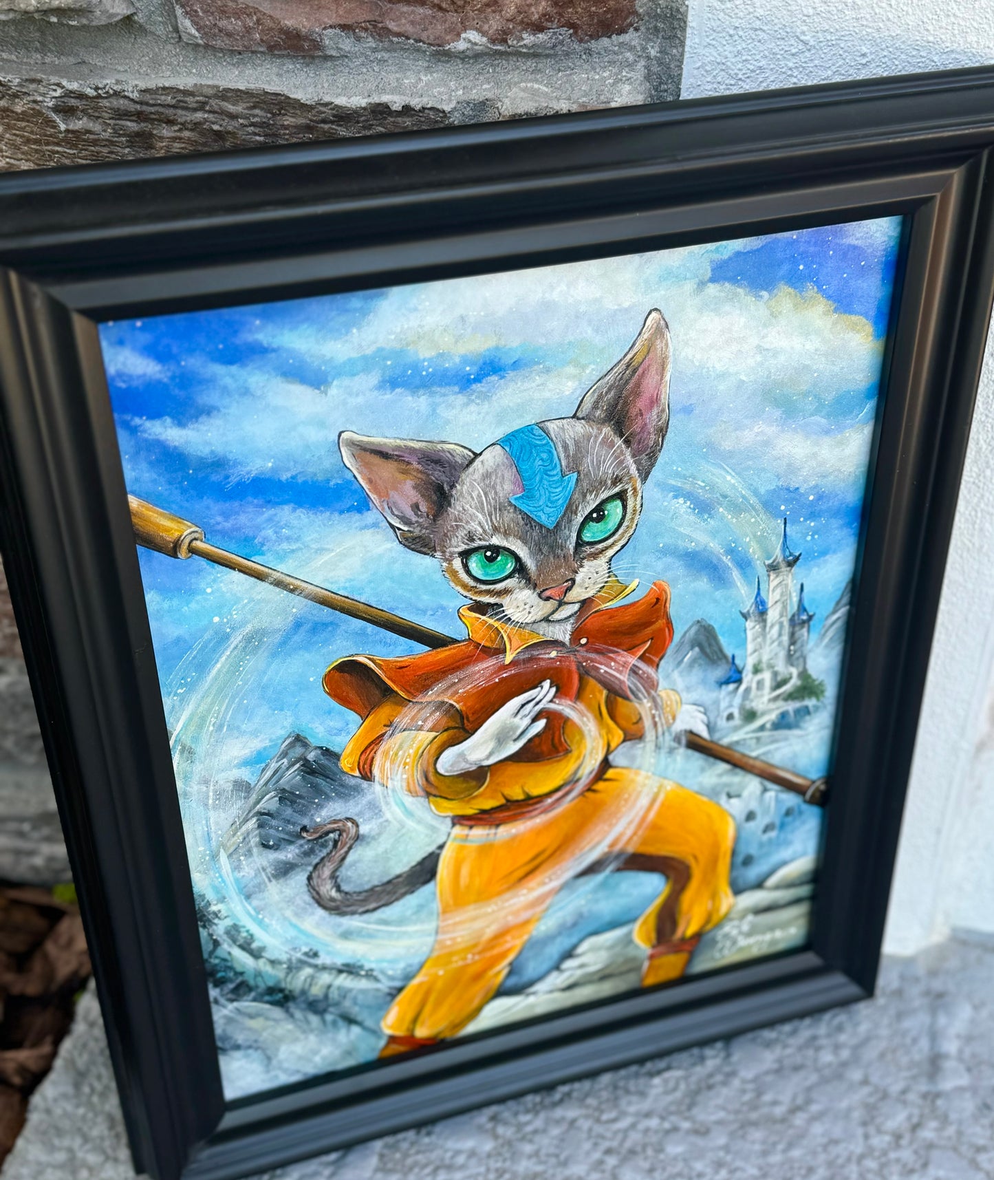 Original Painting "Kitty Aang"