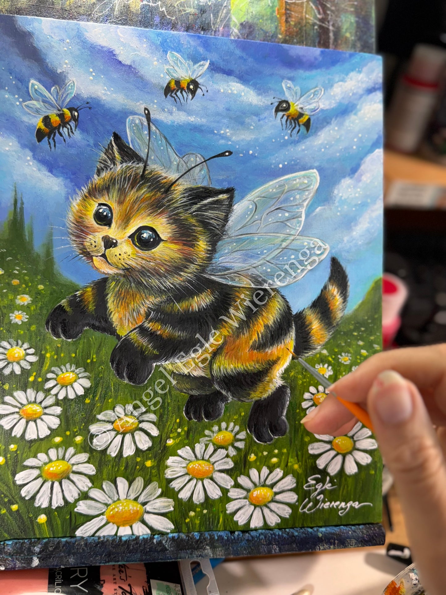 Original Painting "Kitty Bee"