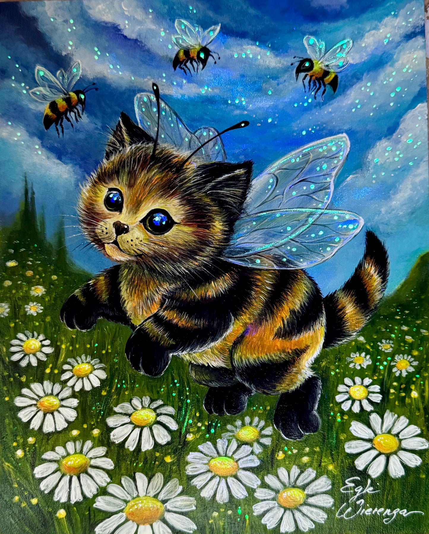 Original Painting "Kitty Bee"